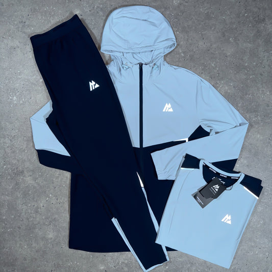 Montirex woven tri set (navy/mist)