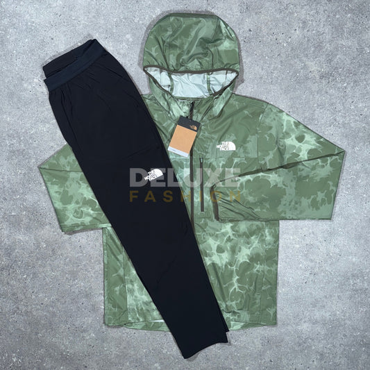 The north face wind tracksuit (khaki/black)