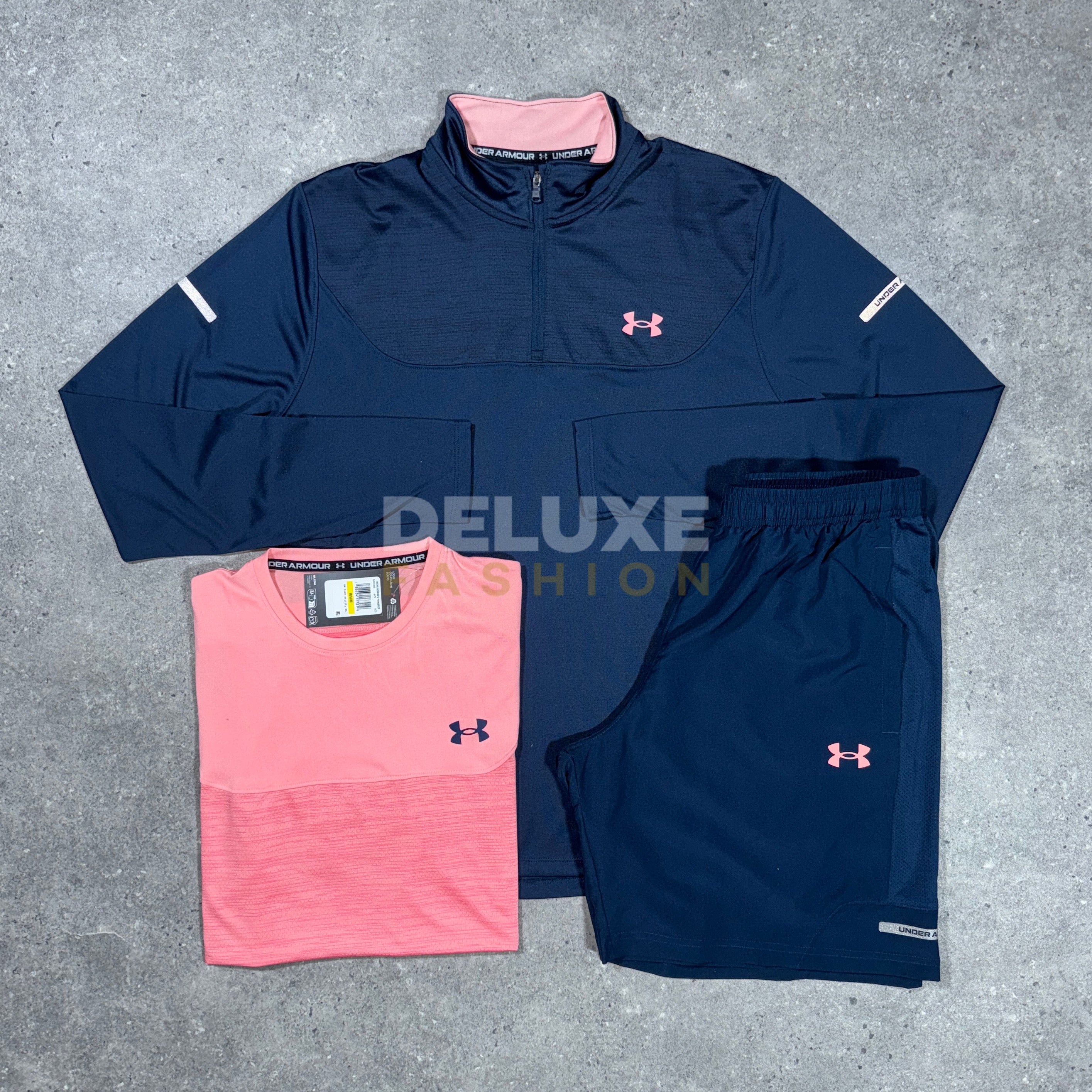 Under armour tech tri set (salmon)