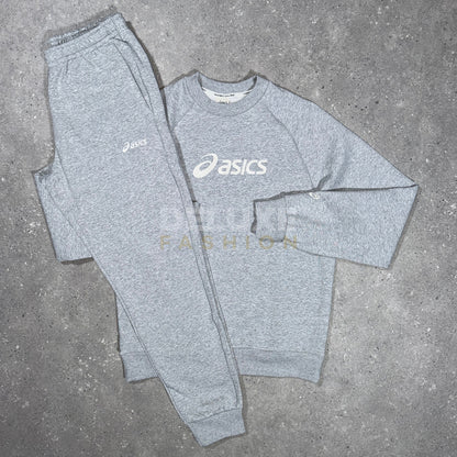 Asics Logo Tracksuit - Grey