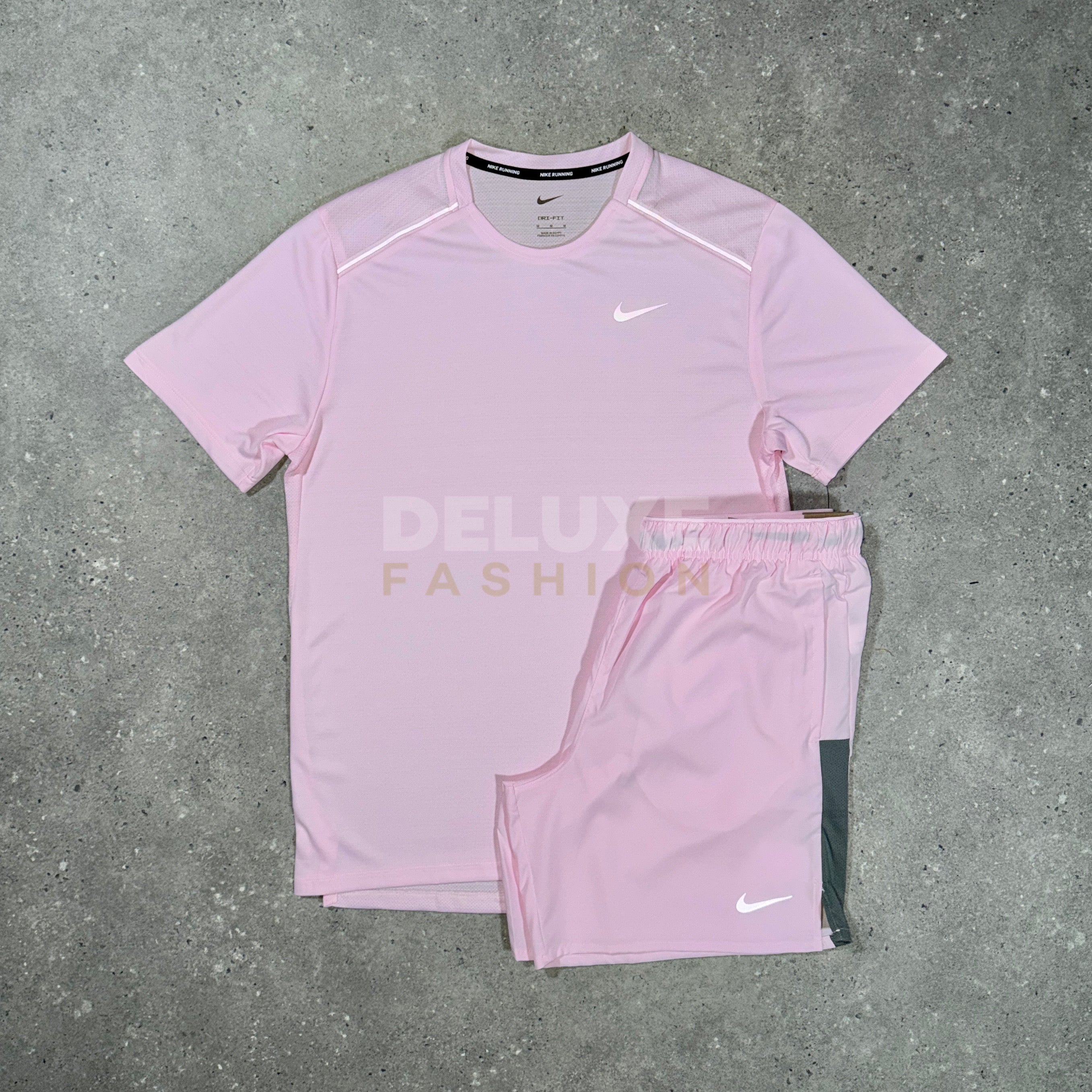 Nike miler challenger set (pink)