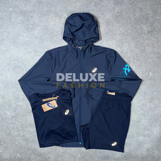 Asics icon  tri set (navy)