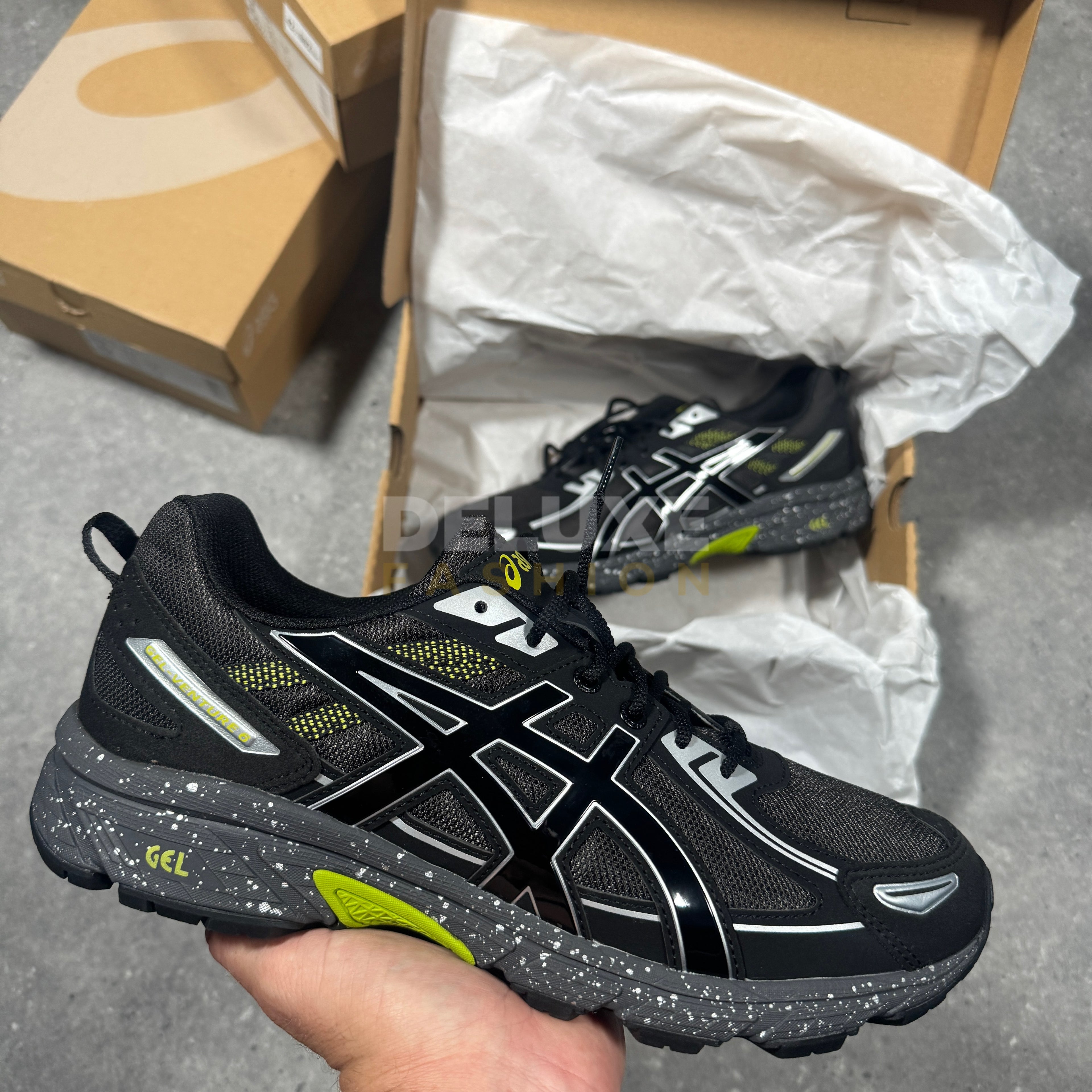 Asics gel 6 (black/yellow)