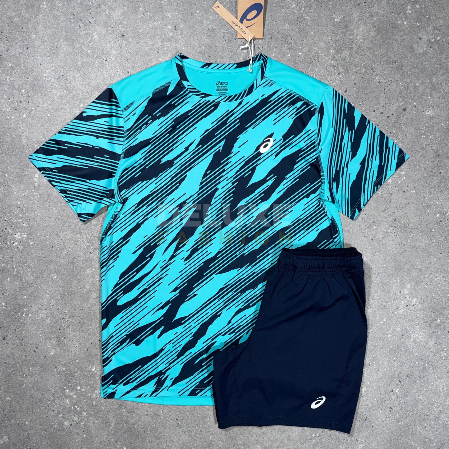 Asics Core Print Set - Blue