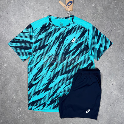 Asics Core Print Set - Blue
