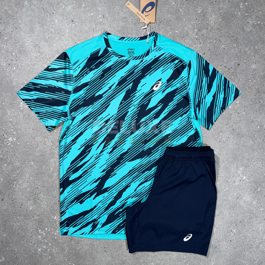 Asics Core Print Set - Blue