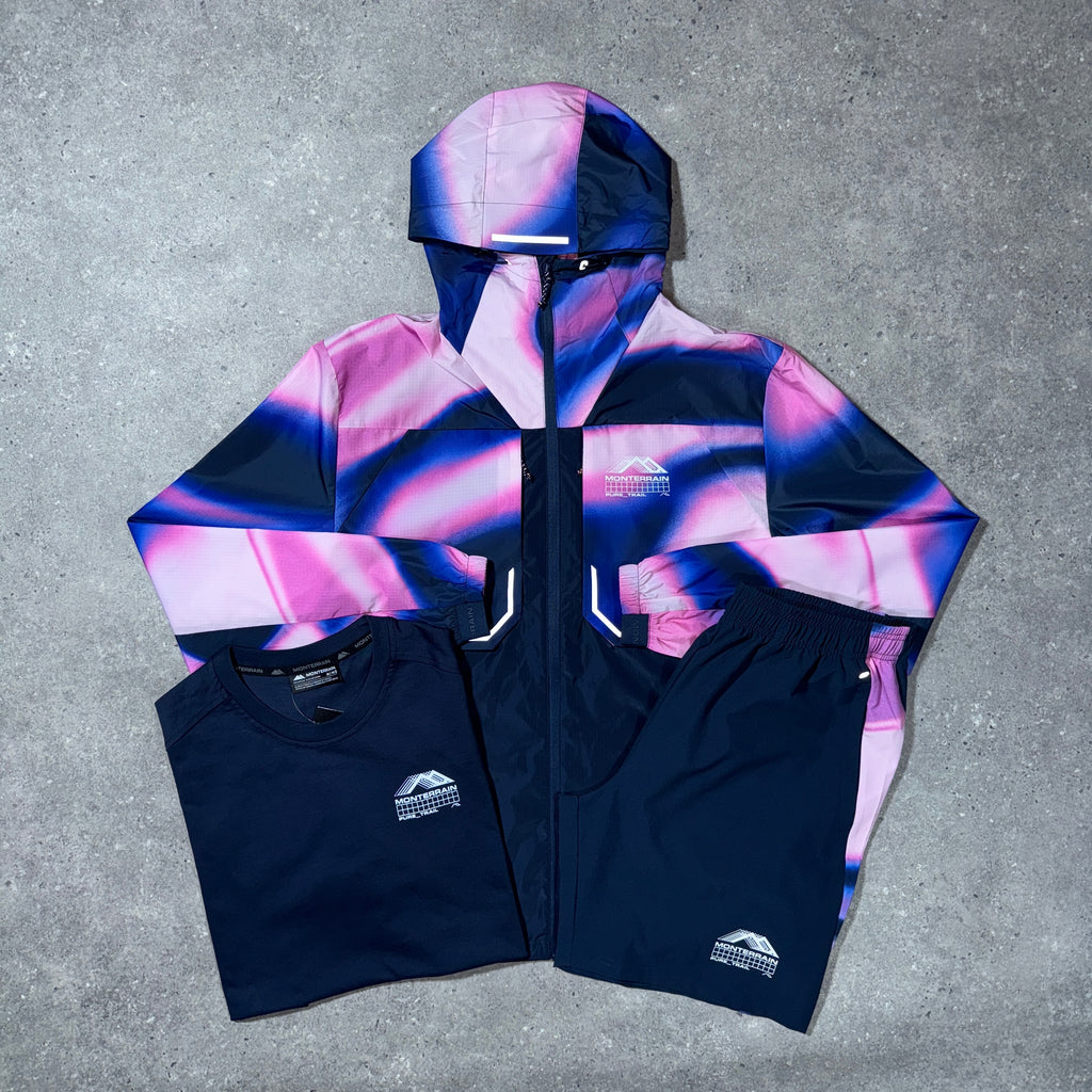 Monterrain galaxy tri set (navy/pink)