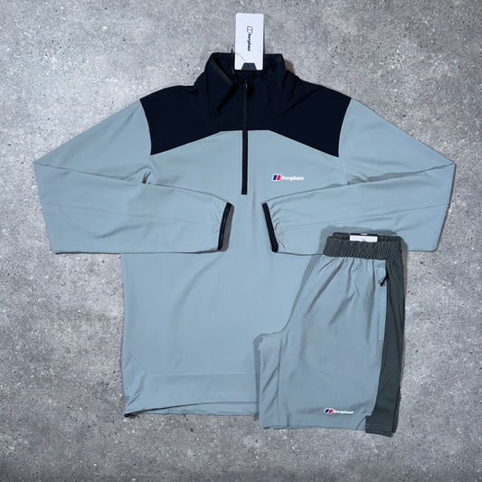 Berghaus trek 1/2 zip set (cement)