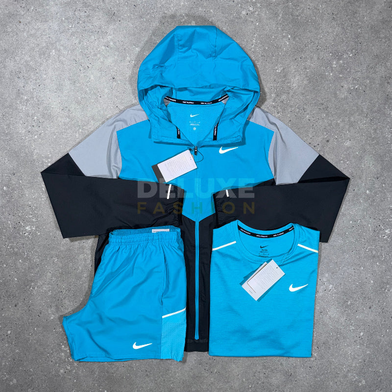 Nike uv windbreaker tri set (blue)