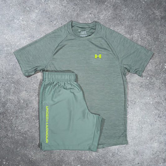 Under armour tech woven set (sage)