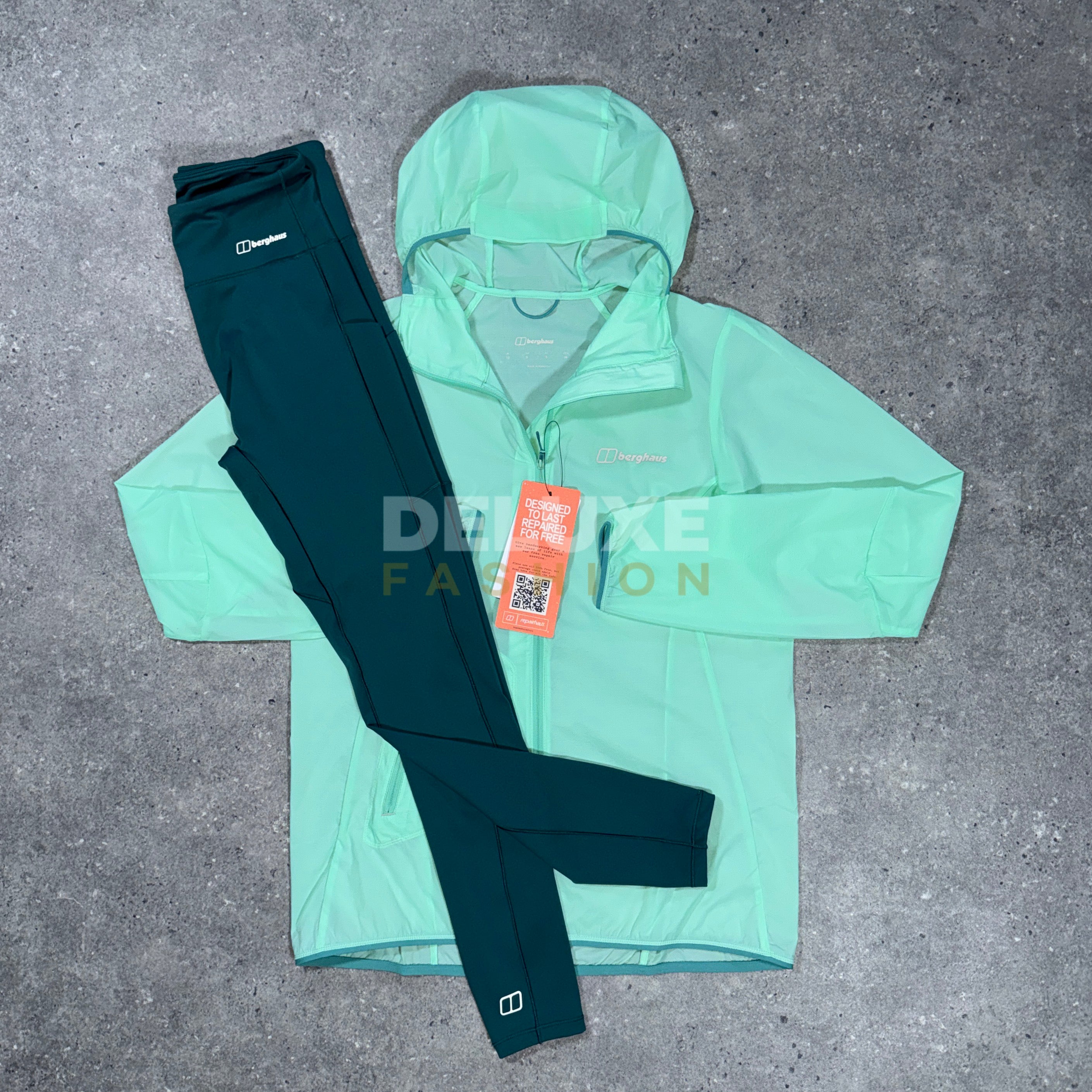 Berghaus wind tracksuit (green) women's