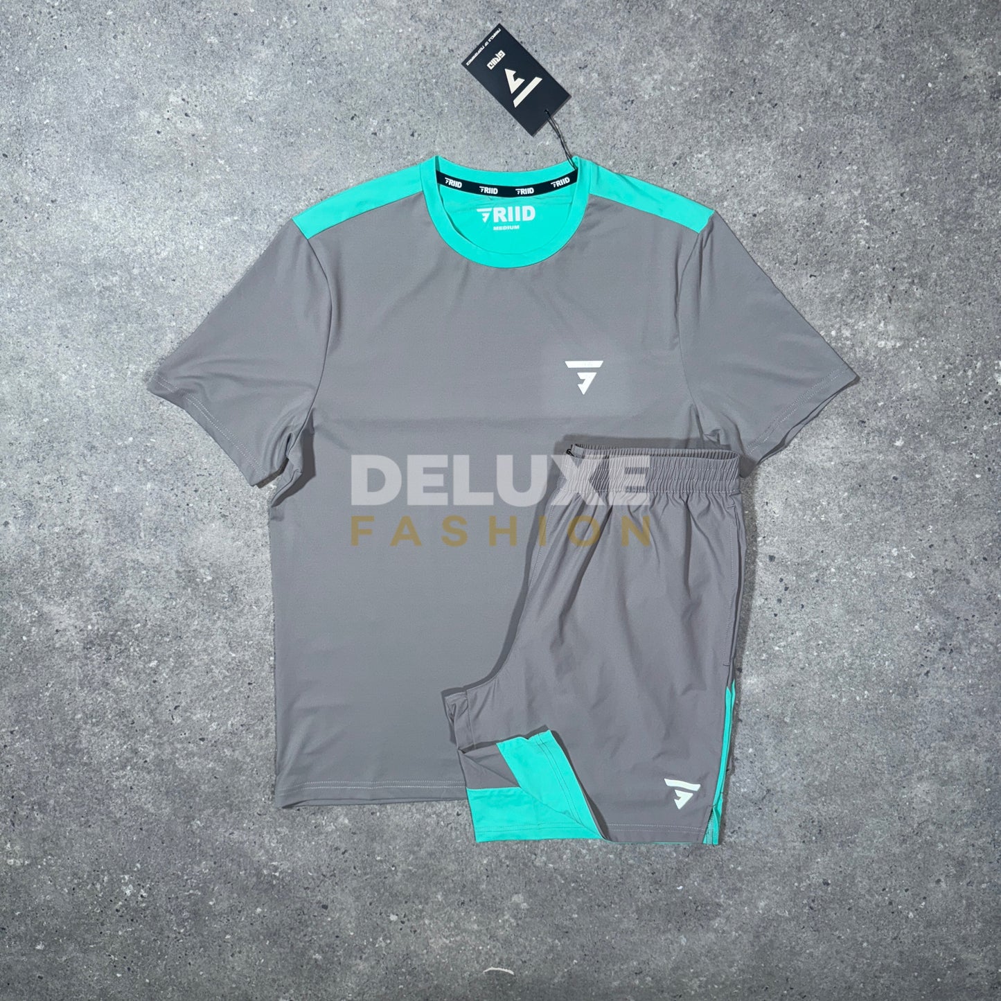 Griid pulse set (grey/mint)