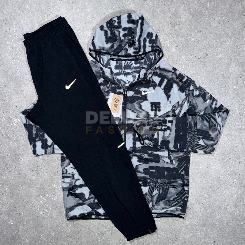 Nike Stride UV Miler Tracksuit – White/Black