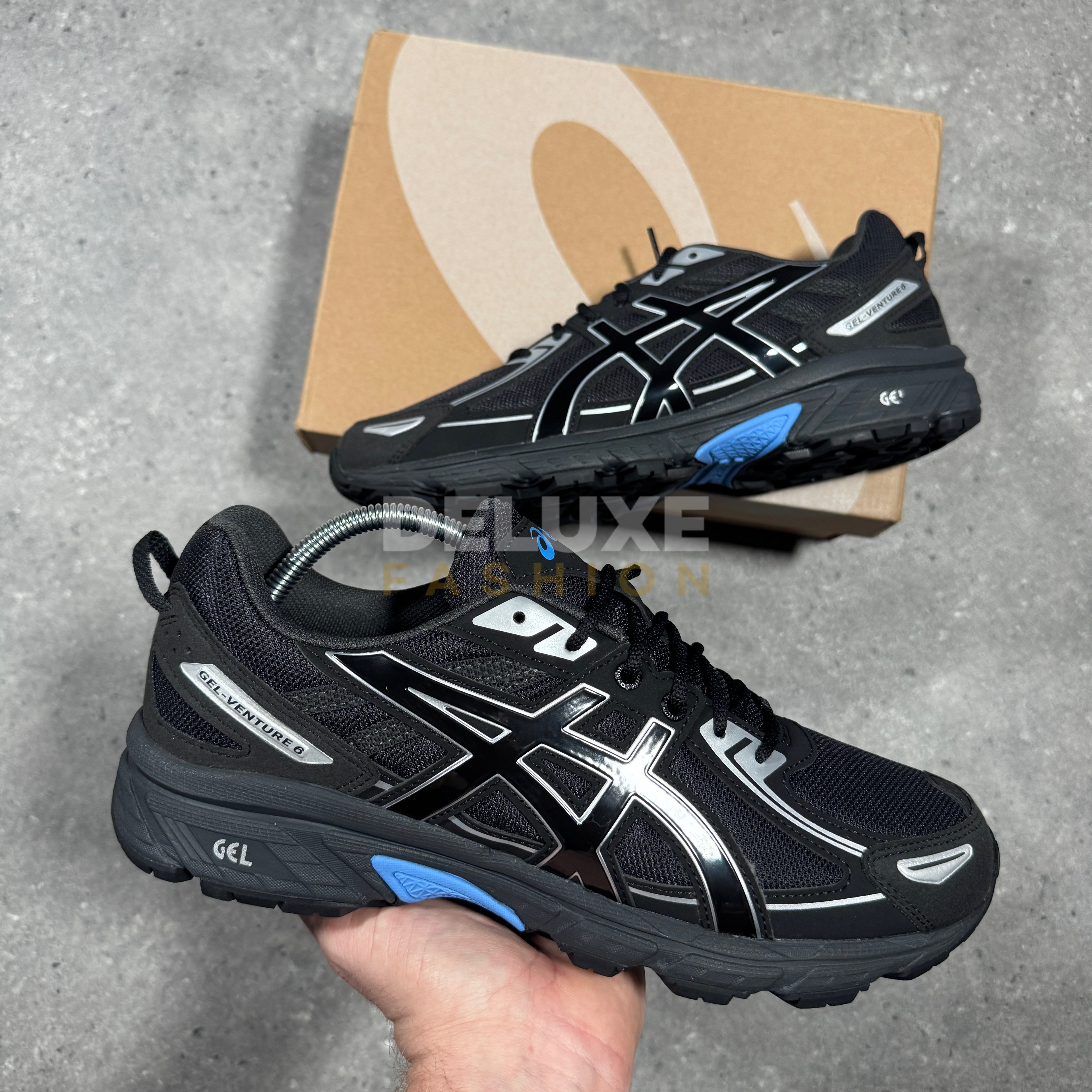 Asics gel 6 (black/blue)