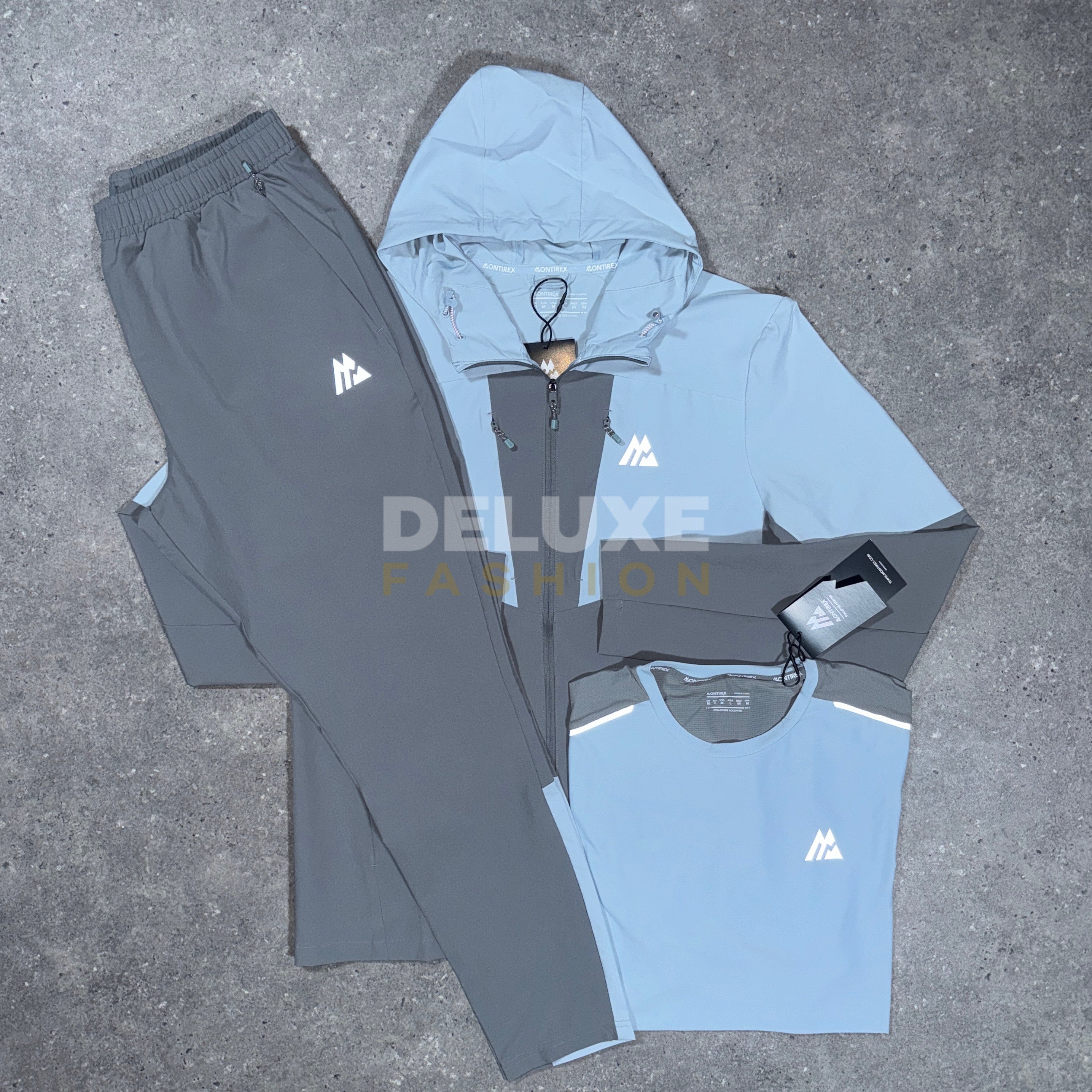 Montirex force tracksuit set (grey)