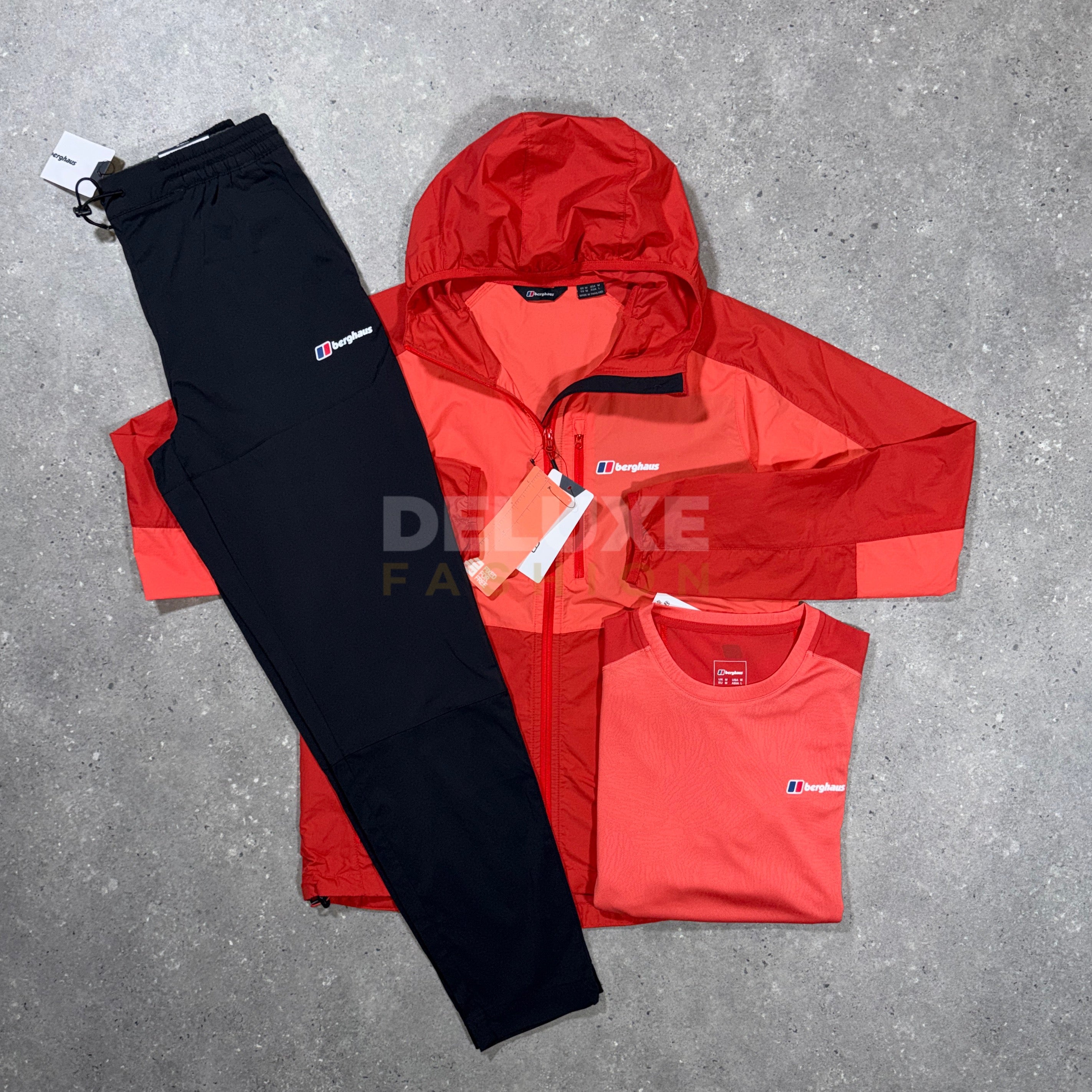 Berghaus tintagel tracksuit set (red)