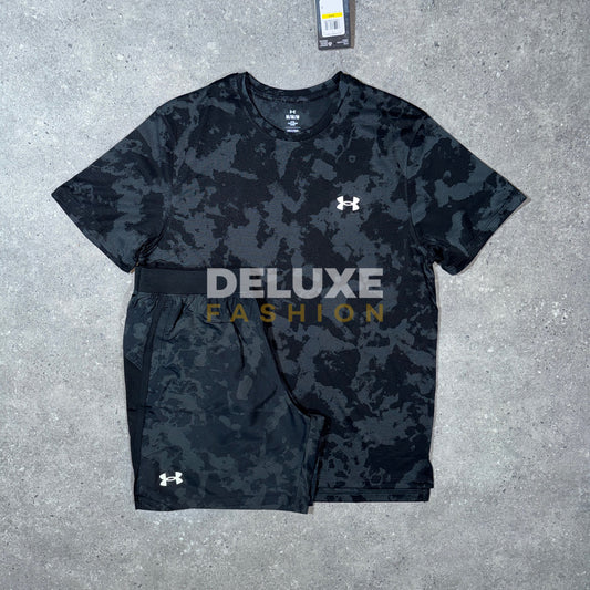 Under armour camo print set (black)