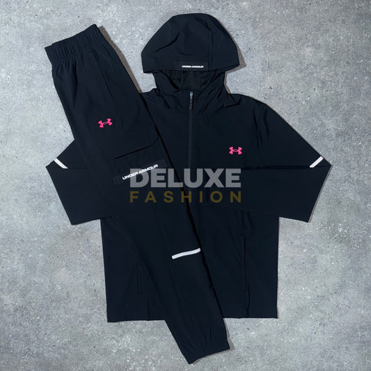 Under armour tech woven tracksuit (black)