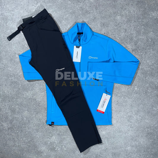 Berghaus fleece full zip tracksuit (light blue/black)