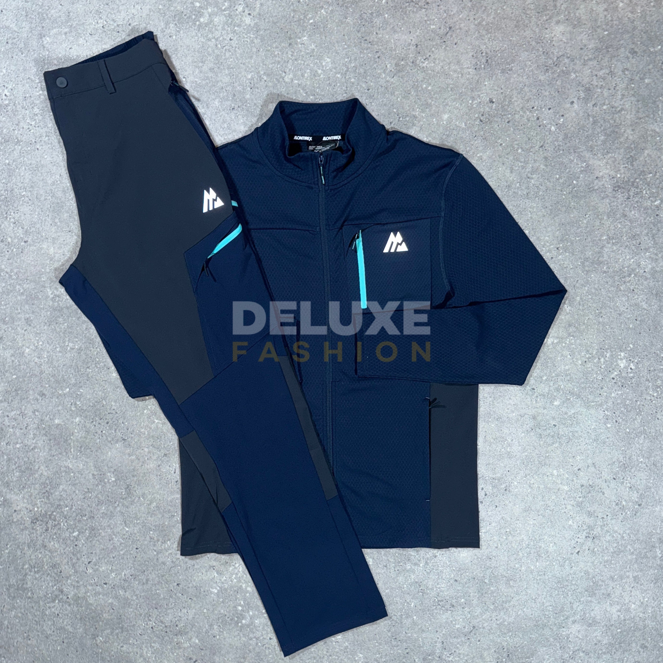 Montirex fleece tracksuit (navy)