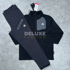 Montirex 1/4 zip fleece tracksuit (black)