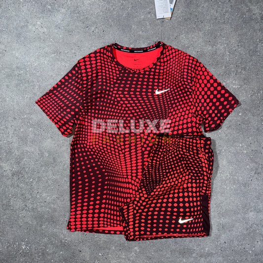 Nike polka print set (red)