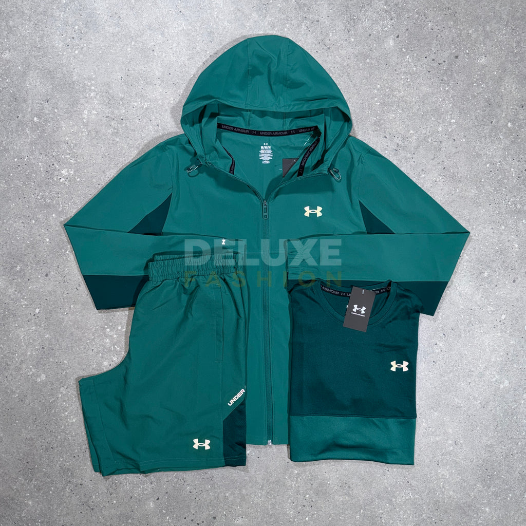 Under armour tech tri set (green)