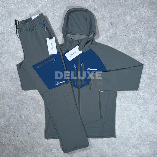 Berghaus cotton plus tracksuit (grey/blue)
