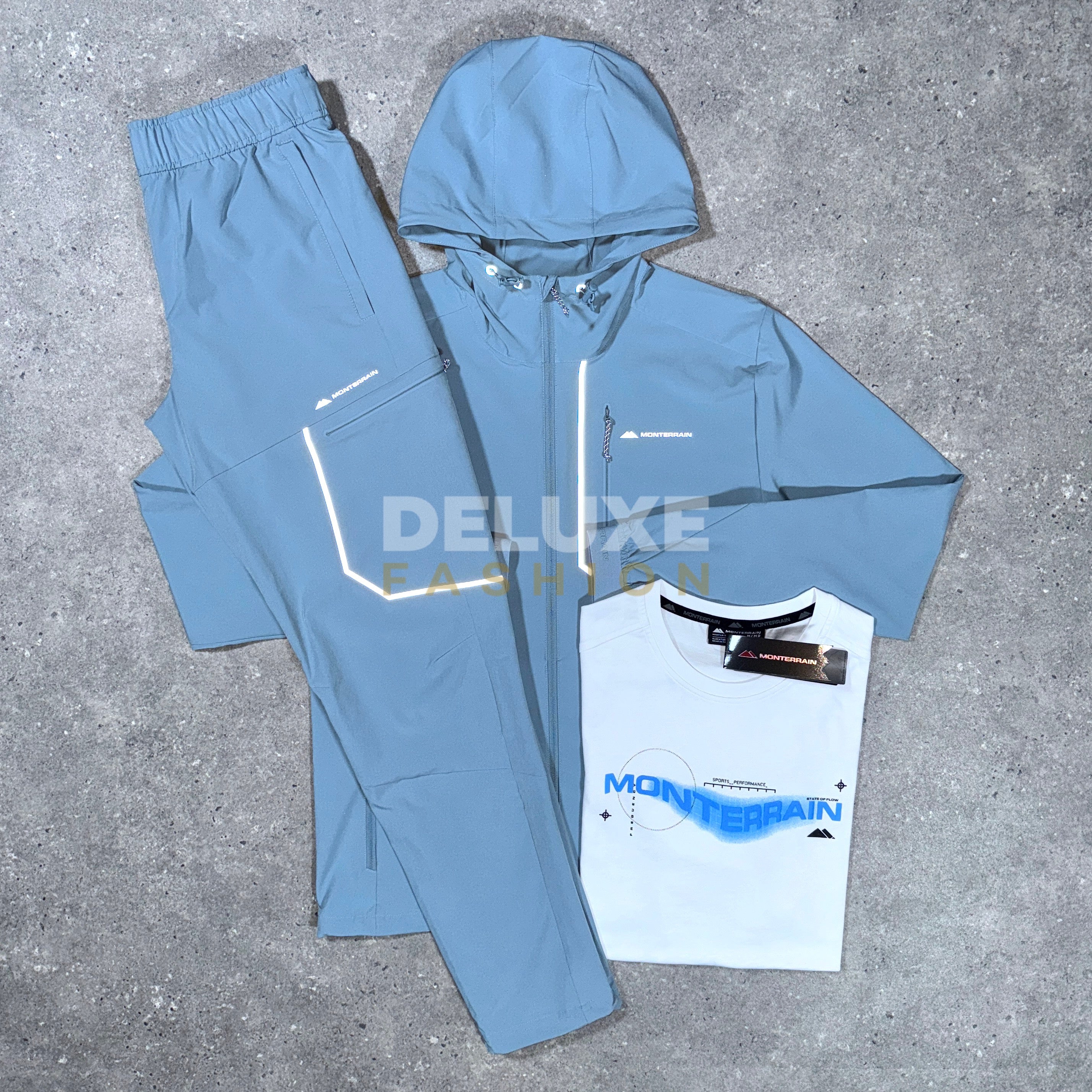 Monterrain trek tracksuit set (sky blue)