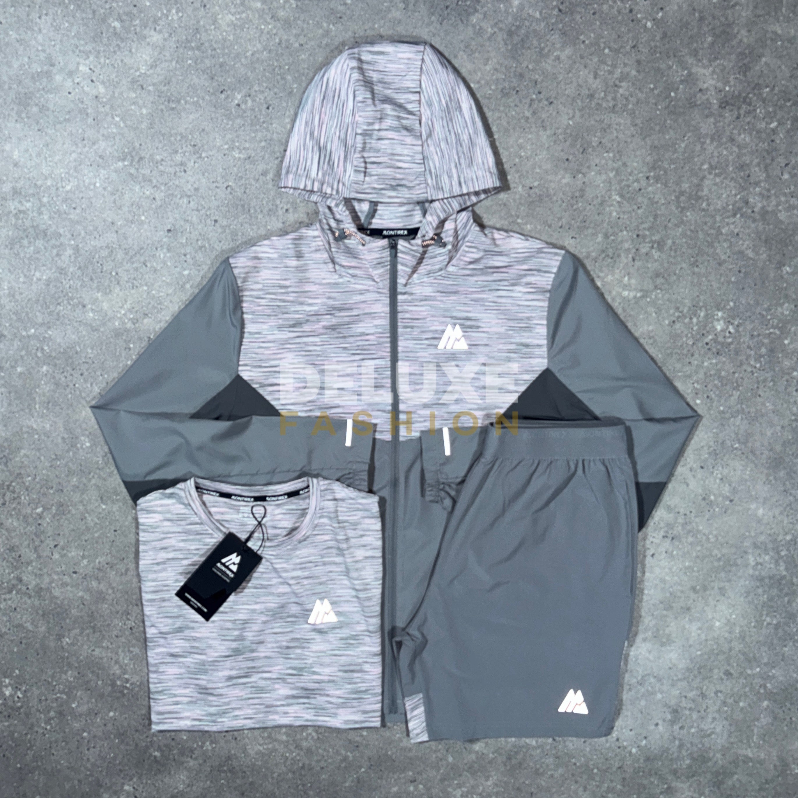 Montirex trail tri set (pink/grey)