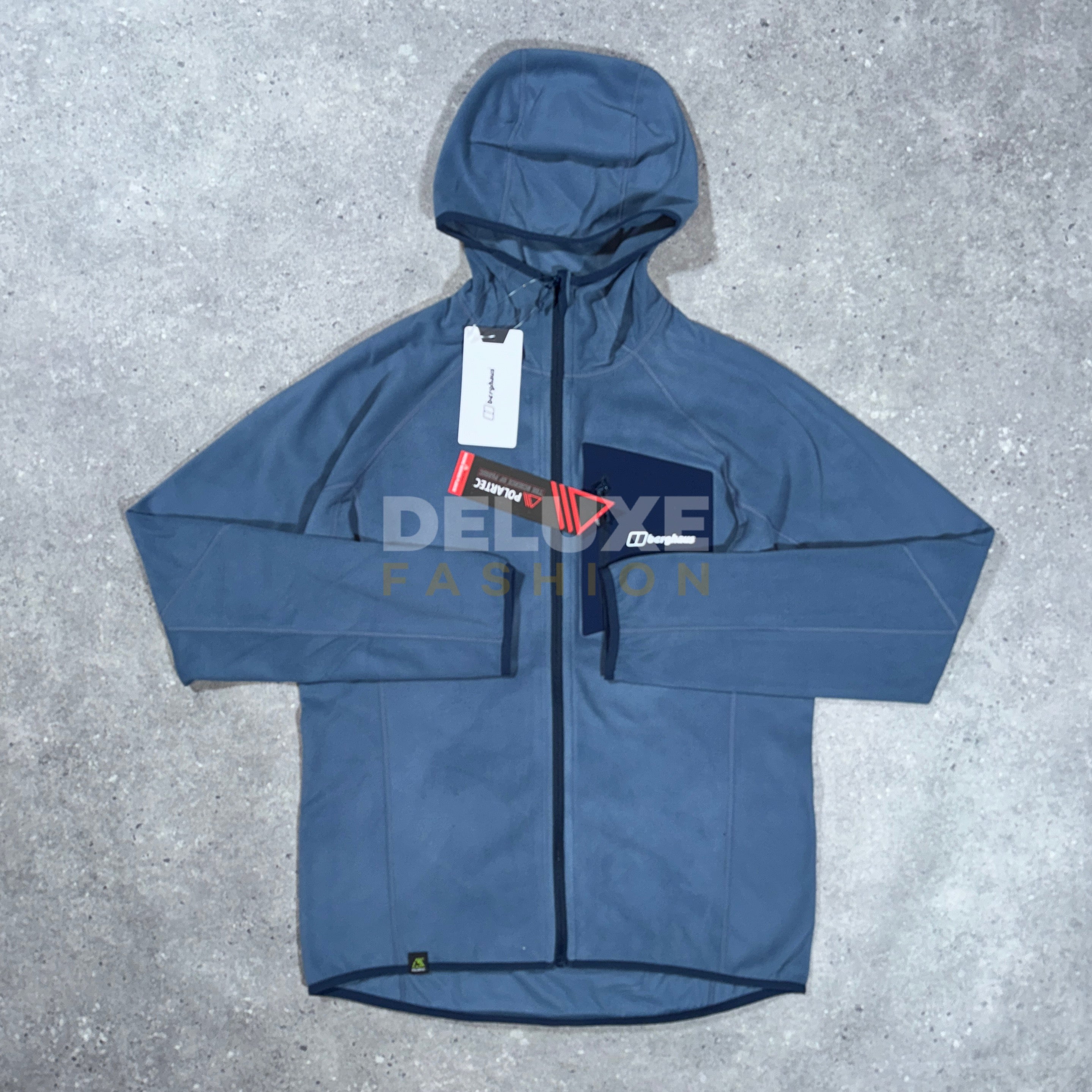 Berghaus hooded fleece jacket (blue)
