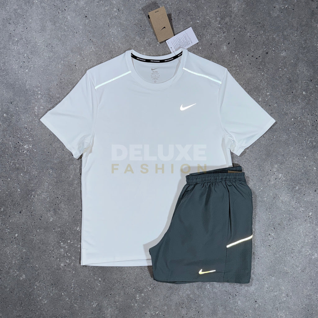 Nike miler 4.0 set (white/grey)
