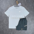 Nike miler 4.0 set (white/grey)
