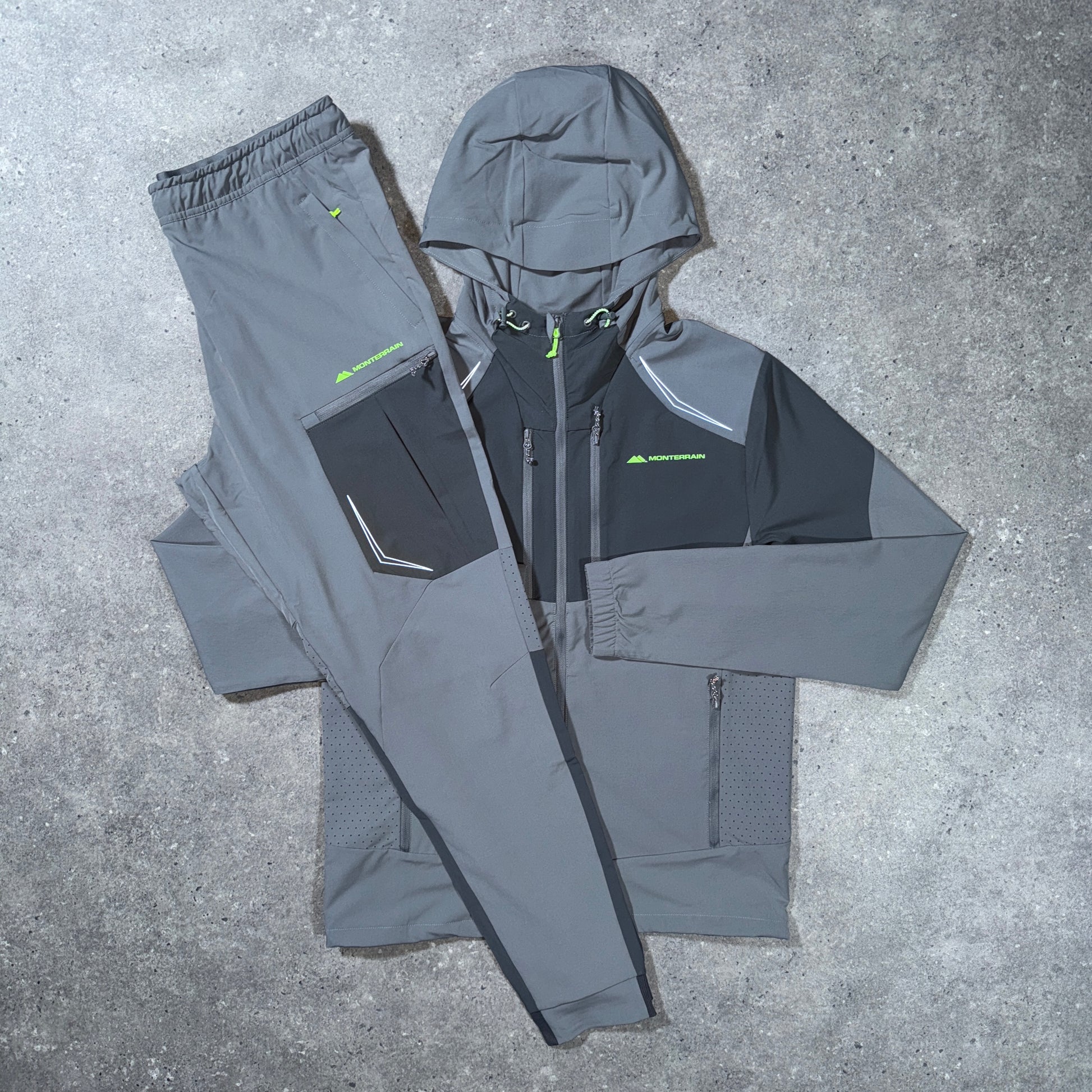 Nike Tech Fleece Tracksuit Jacket Volt Tracksuit Monterrain Space