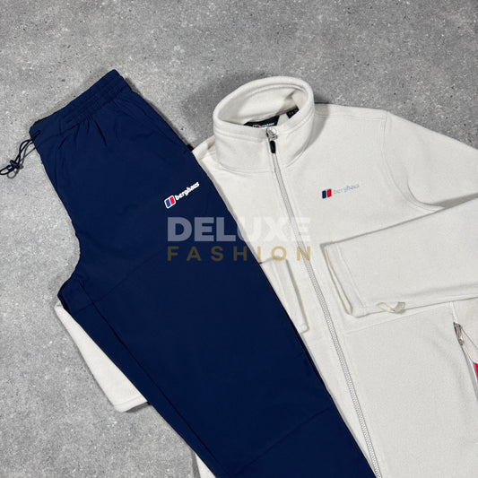 Berghaus guide fleece tracksuit (beige/navy)