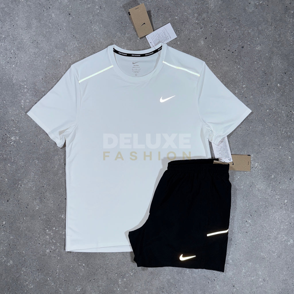 Nike miler 4.0 set (white/black)