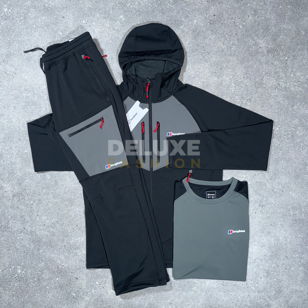 Berghaus cotton plus tracksuit set (black)
