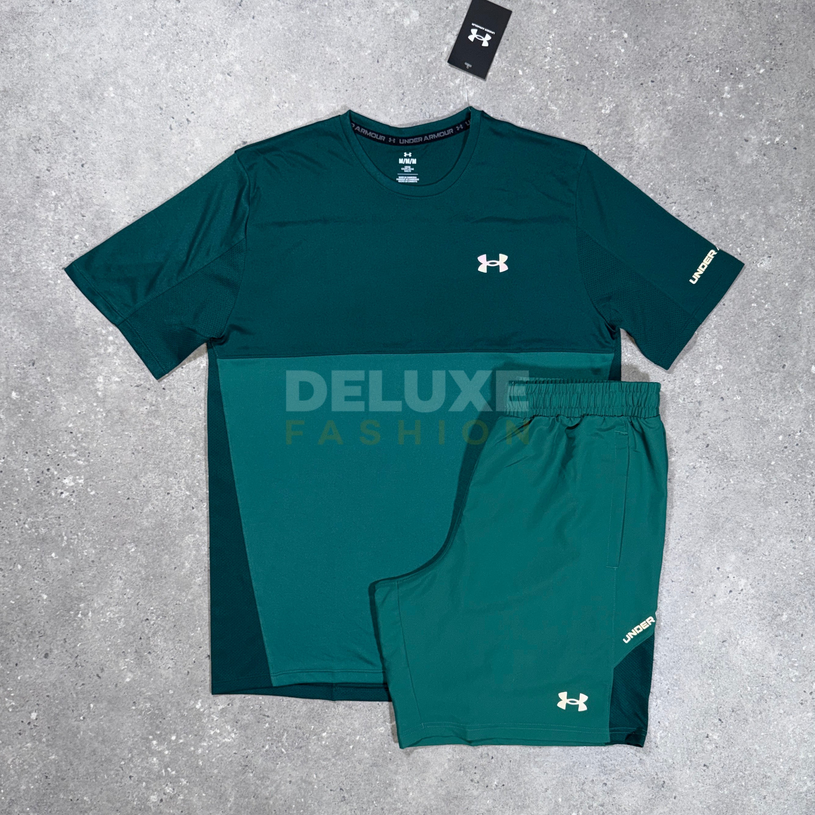 Under armour tech tri set (green)