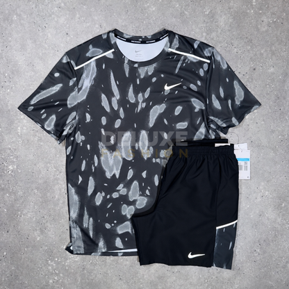 Nike Miler Patch Set – Black/Grey