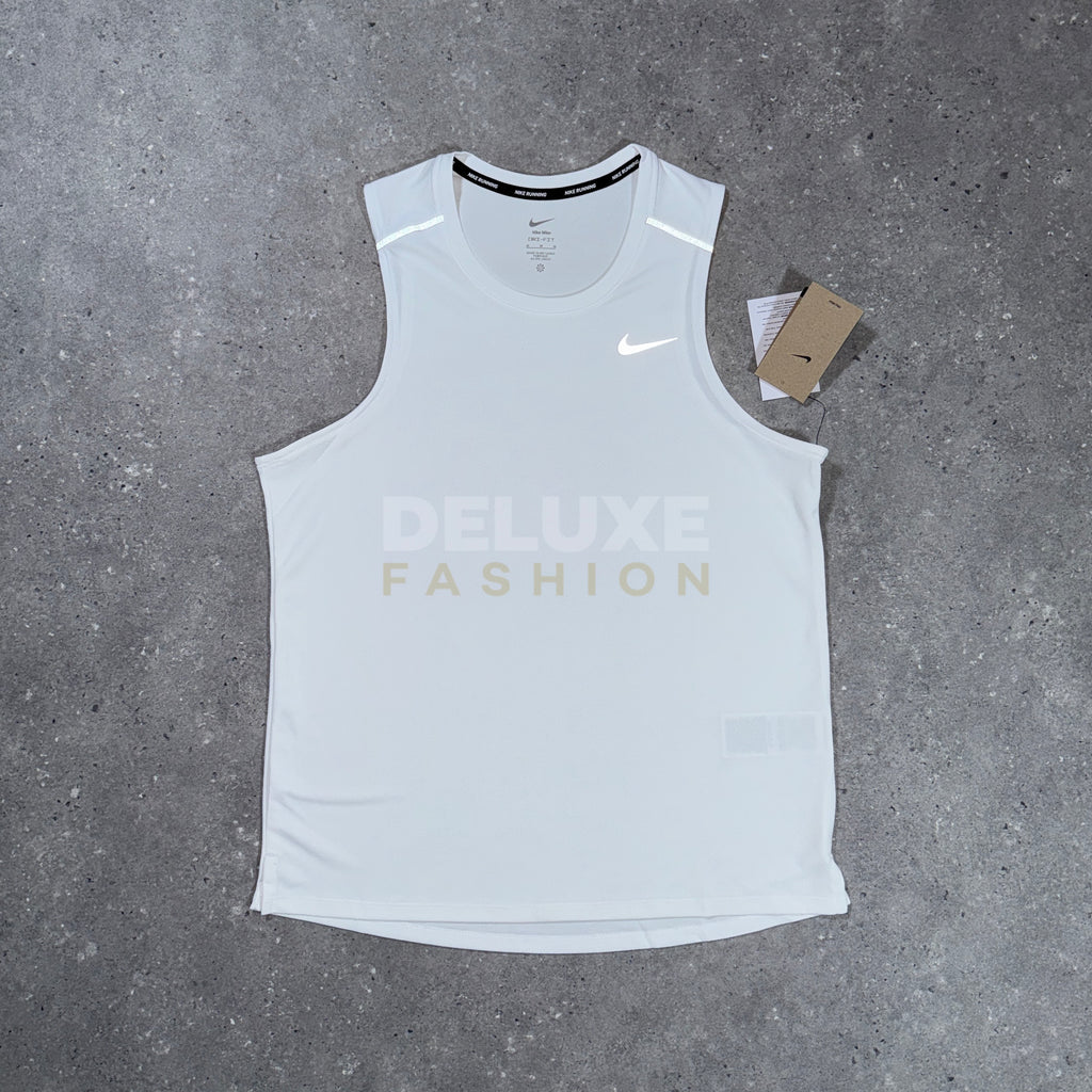 Nike miler vest set (white/grey)