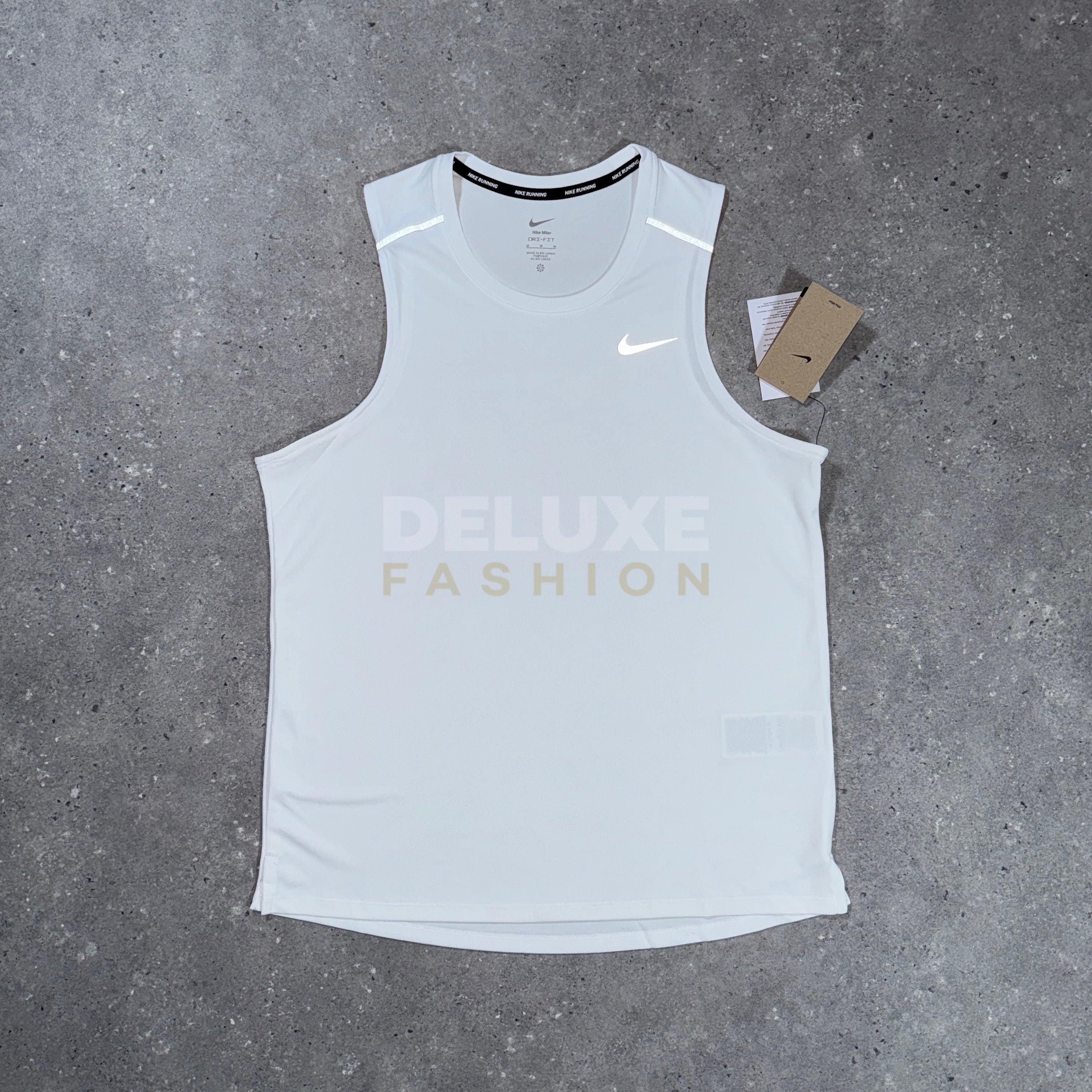 Nike miler vest set (white/black)