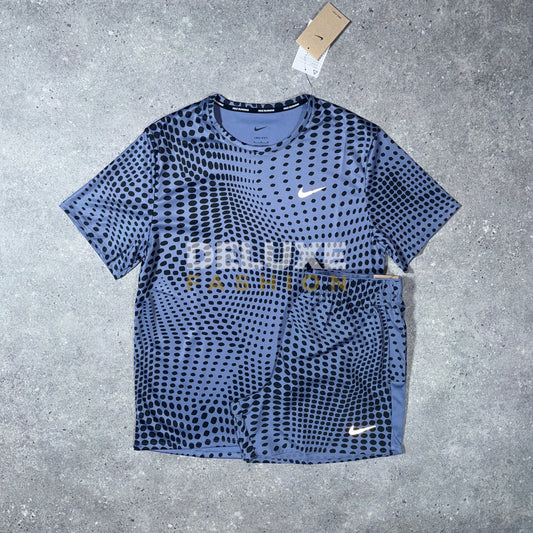 Nike polka print set (blue)