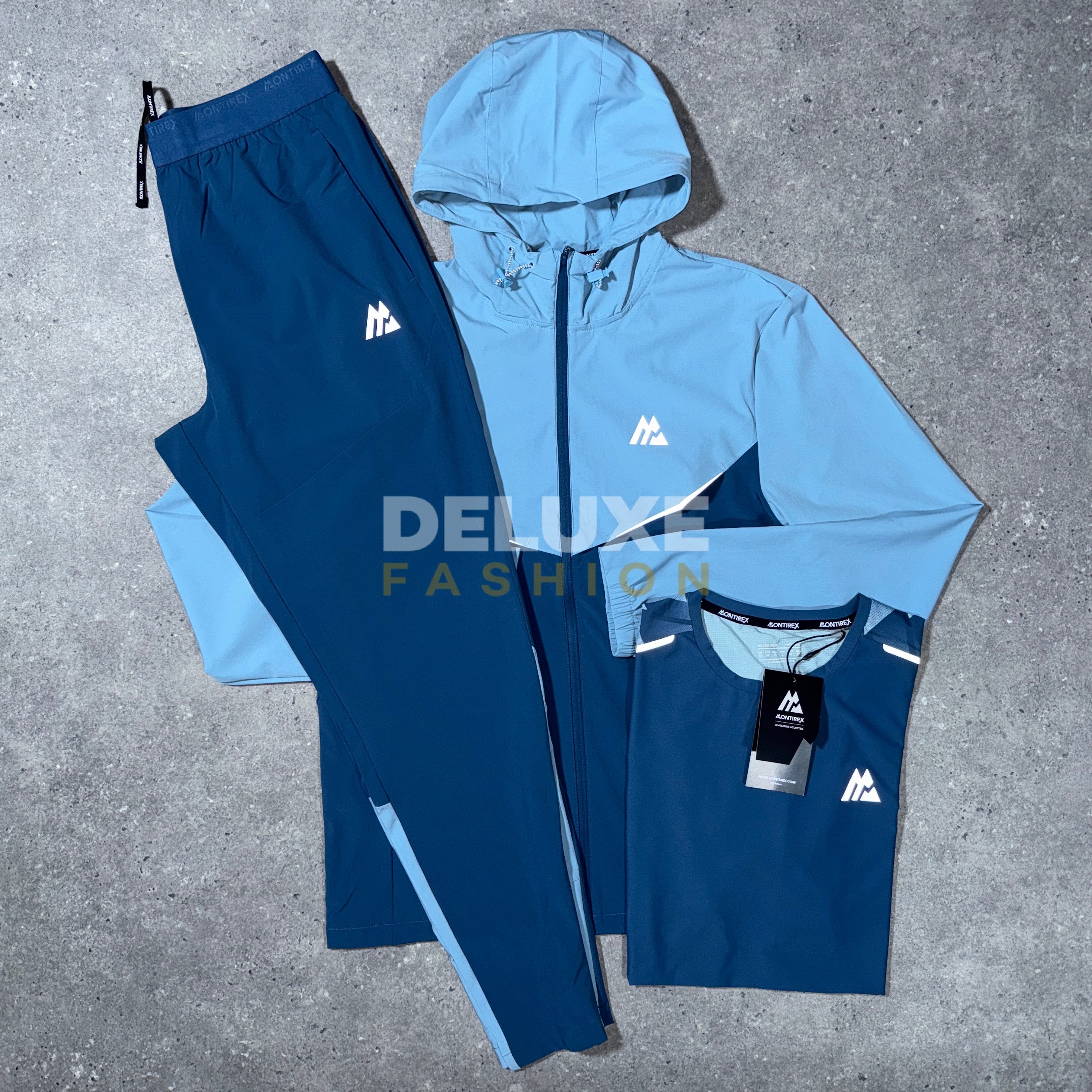 Montirex sudden tracksuit set (blue)*