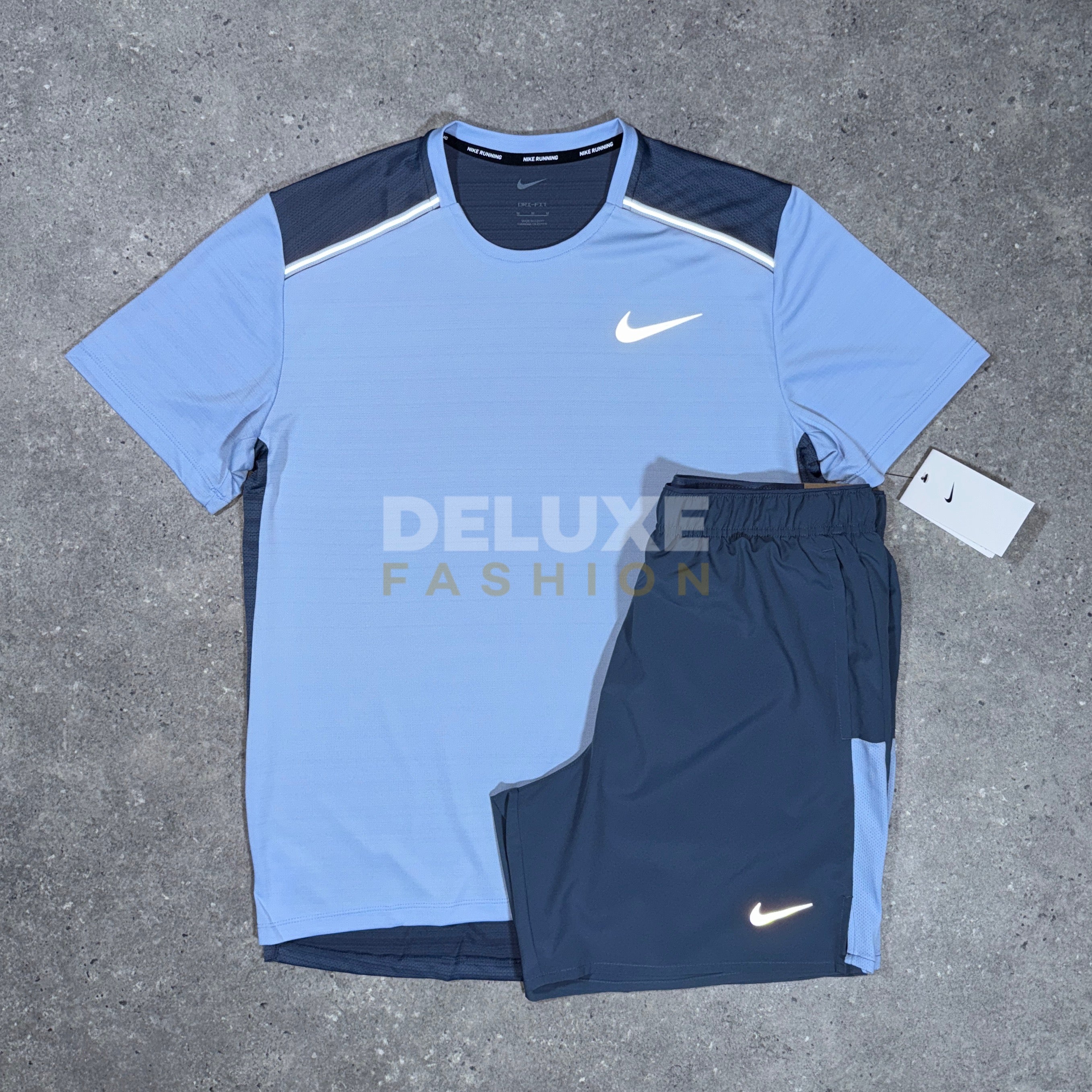 Nike uv windbreaker tri set (blue)