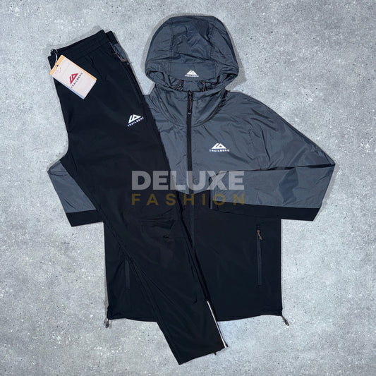 Trailberg pace tracksuit (black/grey)