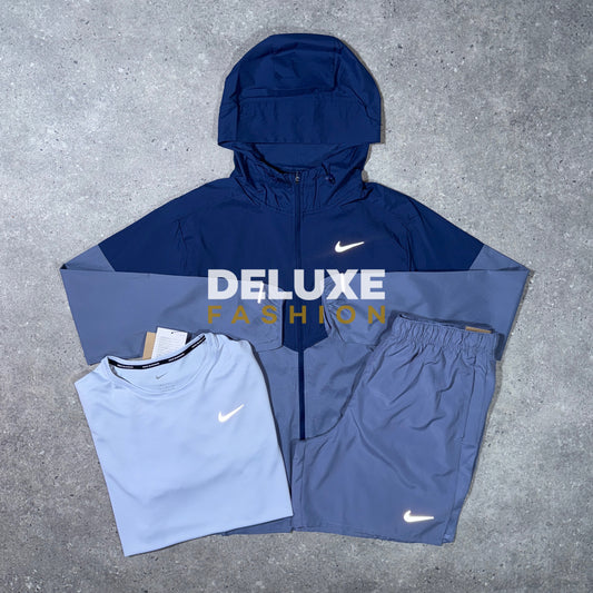Nike light windbreaker tri set (indigo)