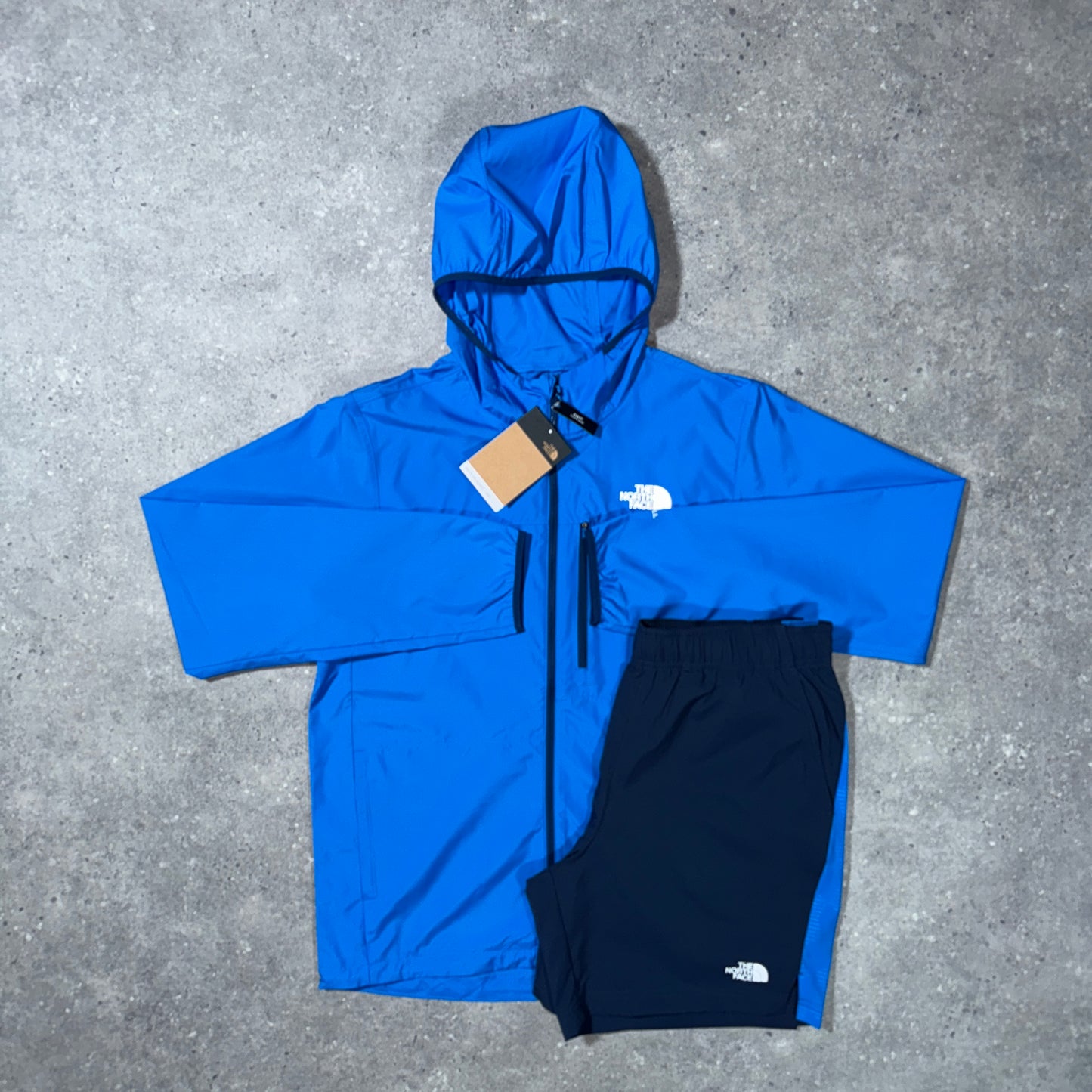 The north face 24/7 jacket set (blue)