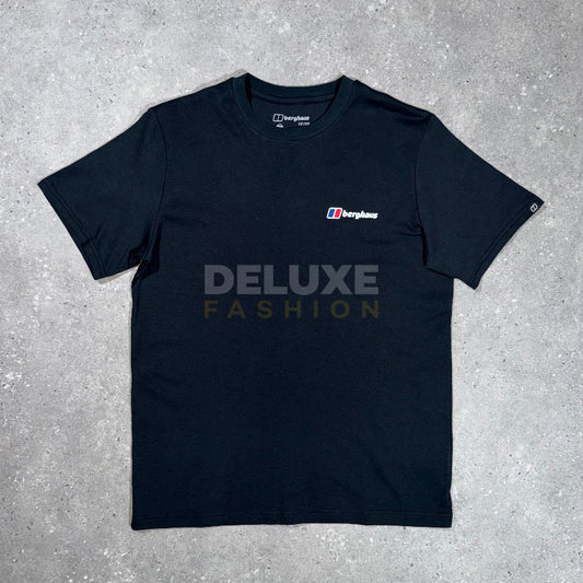 Berghaus Peak Cotton T-Shirt - Black/Blue