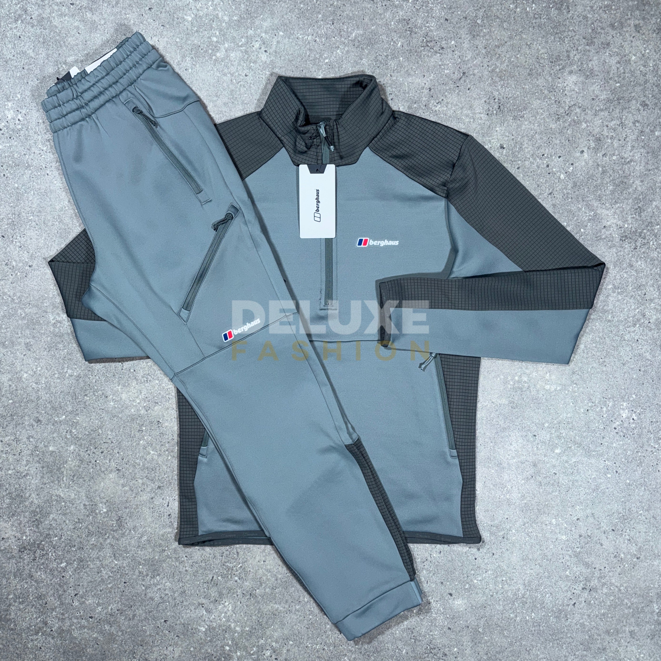 Berghaus 1/4 zip tracksuit (grey)