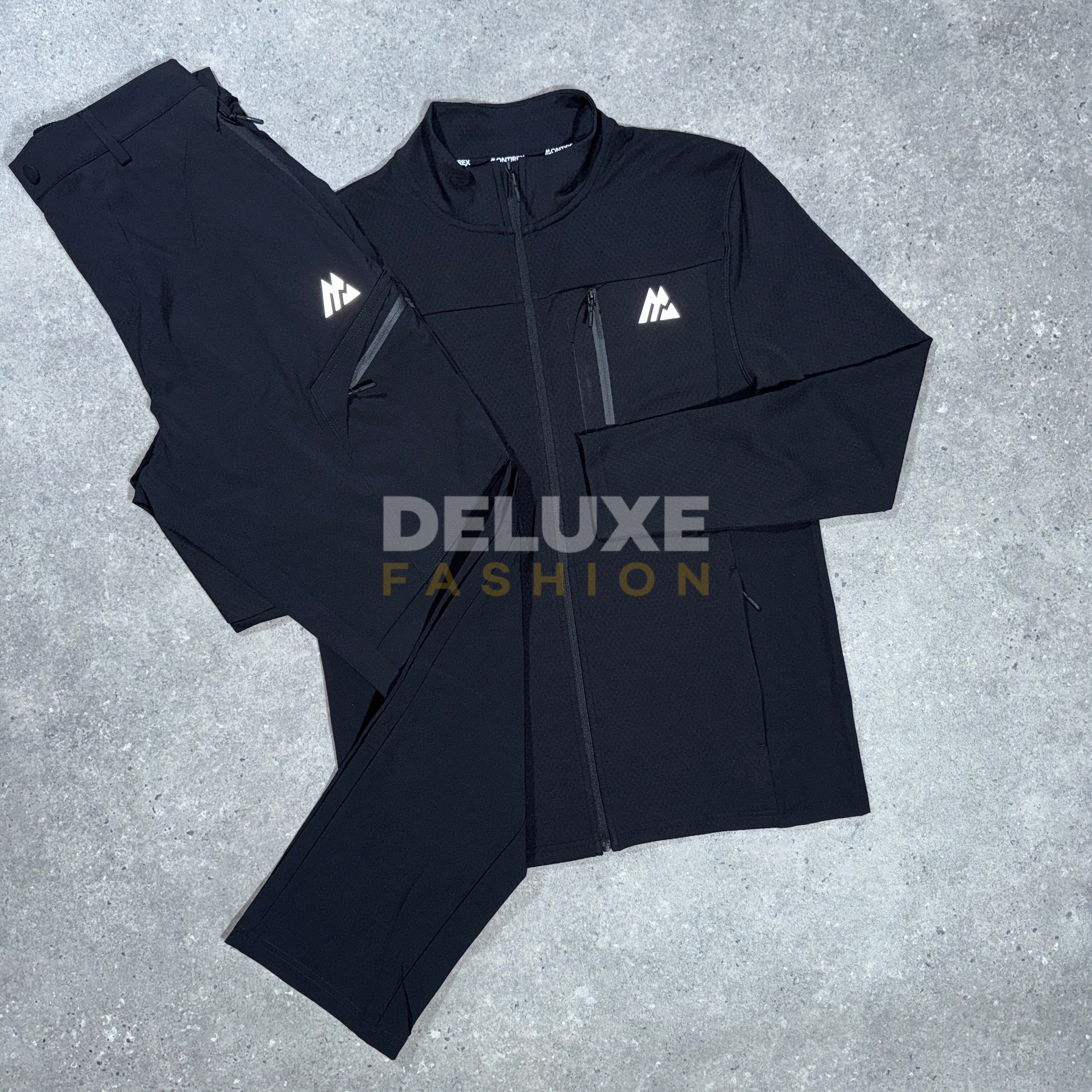 Montirex fleece tracksuit (black)